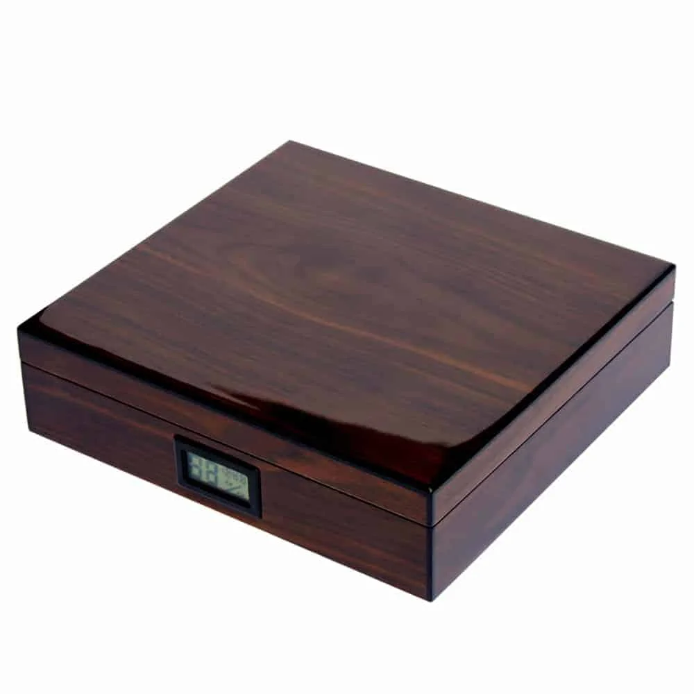 1487-1 Ξύλινος Υγραντήρας / Humidors Walnut για 12-20 Πούρα (1487-W), υγραντήρας