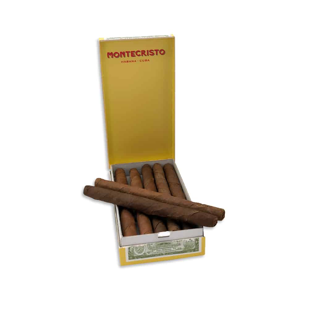 MONTECRISTO - Mini 10's πουράκια κουβανέζικα σε κίτρινο κουτί