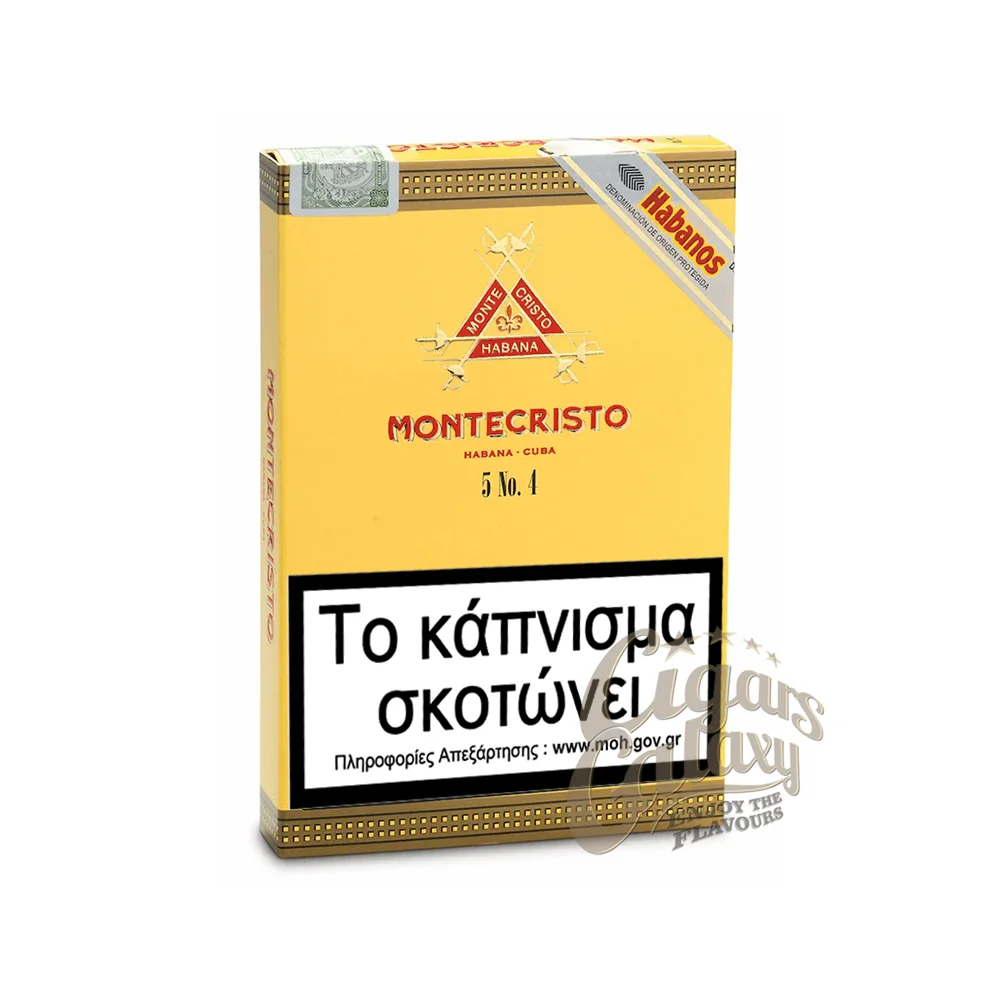 Το Montecristo No4 είναι ένα καλοφτιαγμένο πούρο που αναδύει γεύσεις καφέ, κακάο και αποξηραμένων φρούτων αναμεμειγμένα με μέτριας έντασης καπνό.