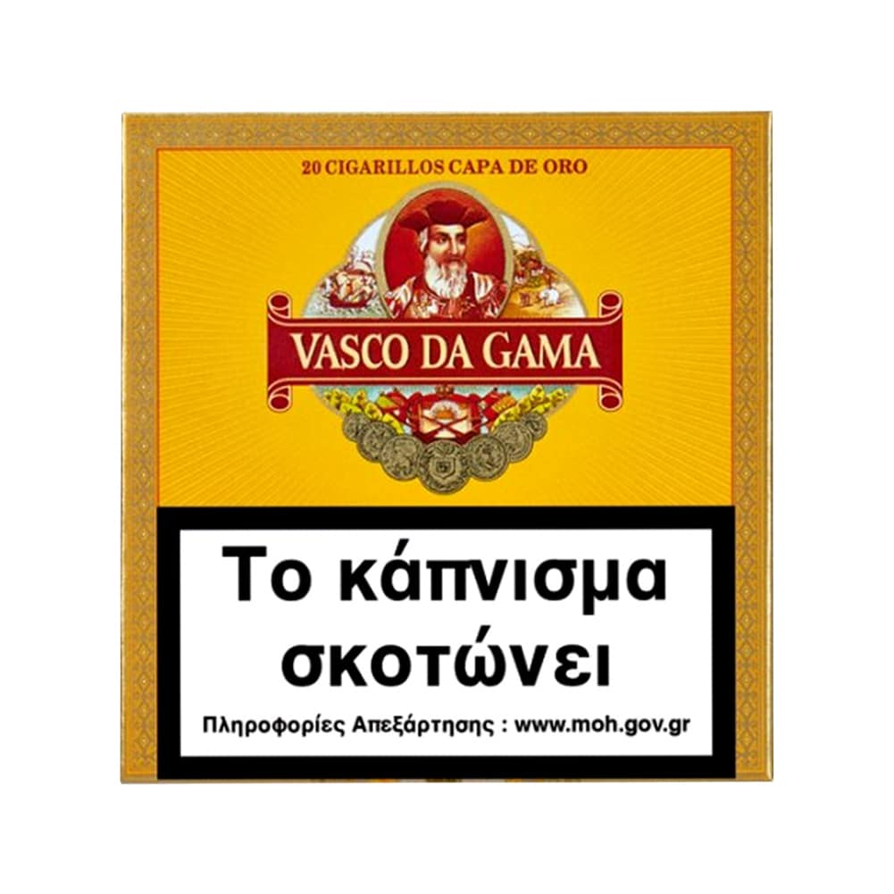 capa-de-oro-cigarillos-20s VASCO DA GAMA - Capa De Oro 20's πουράκια