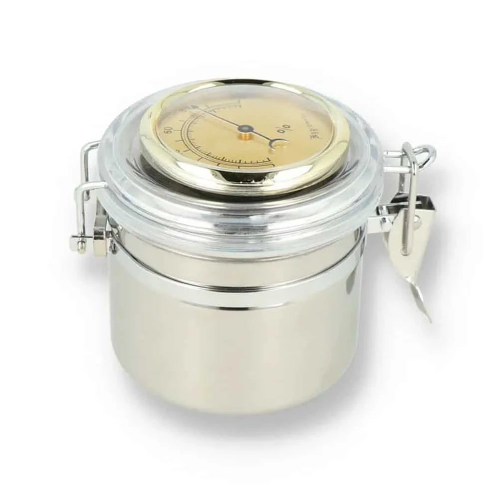 chacom_jar_small_1 CHACOM - Inox Βάζο Υγραντήρας για Καπνό Πίπας 50gr (W000PM)