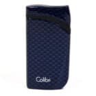 Falcon αναπτήρας jet carbon fiber blue, αντιανεμικός, επαναγεμιζόμενος, βουτανίου, μπλε χρώμα, σχέδιο κάρμπον
