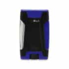 Αναπτήρας Rebel Double-jet Flame Blue (LI650T) αντιανεμικός επαναγεμιζόμενος βουτανίου χρώμα μπλε-μαύρο