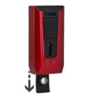 colibri αναπτήρας πούρου αντιανεμικός slide red με πουροκόπτη punch