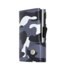 C-SECURE – Leather Wallet Camouflage Black with RFID Protection (WCH004)