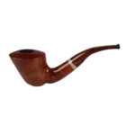 G.MINETO – Freehand 04 Brown Glossy Tobacco Pipe Colored Mouthpiece