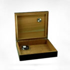 ξύλινος υγραντήρας (humidor) πούρων, καφέ