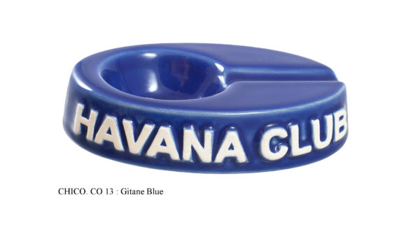 τασάκι κεραμικό για 1 πούρο havana club μπλε
