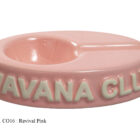 τασάκι κεραμικό για 1 πούρο havana club ροζ