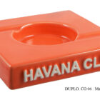 τασάκι κεραμικό για 1 πούρο havana club πορτοκαλί