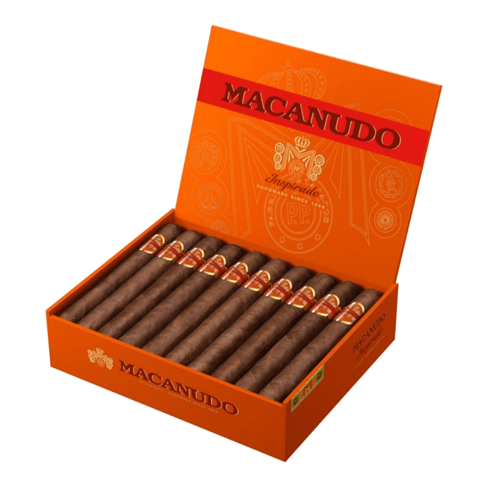 Macanudo - Inspirado Orange Gigante πούρο, μέσα σε κόκκινο κουτί πούρων