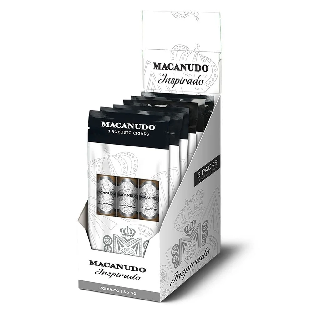 MACANUDO - Inspirado White Robusto, πούρο σε 3άδα, ρομπούστο