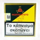 montecristo open club 20's πουράκια cigarillos Κούβας σε κίτρινη-πράσινη συσκευασία