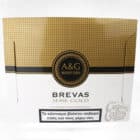 Brevas cigarillos πουράκια Ονδούρας, χάρτινη συσκευασία χρυσή-άσπρη