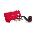 ξύλινη πίπα καπνού savinelli, καφέ