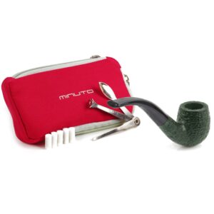 ξύλινη πίπα καπνού savinelli, πράσινη
