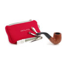 ξύλινη πίπα καπνού savinelli, καφέ
