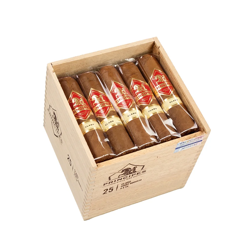 PRINCIPES - Short Robusto Claro πούρο, κουτί ξύλινο με πούρα