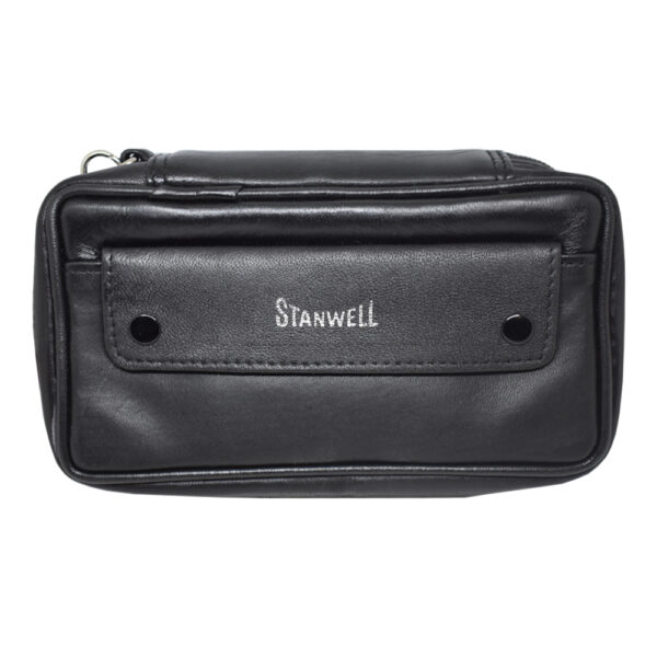 STANWELL – Black Leather 2 Pipes Pouch (31298837)