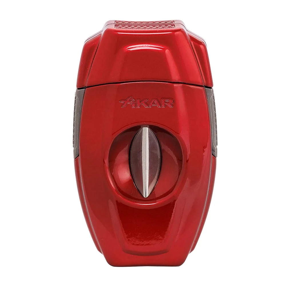 xikar vx2 red1 XIKAR - VX2 V-Cut Cutter Πουροκόπτης Κόκκινος (157), μεταλλικός