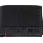 zippo μαύρο δερμάτινο πορτοφόλι