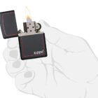 zippo αναπτήρας black and red