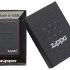 zippo αναπτήρας black and red