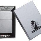 zippo αναπτήρας replika brush chrome 1941