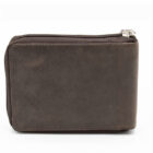 Brown Leather Wallet (1-75410006), καφέ δερμάτινο πορτοφόλι
