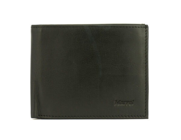 Black Leather Wallet (2006710), μαύρο δερμάτινο πορτοφόλι