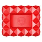 Quasar Matte Red Ashtray (AT100T4), τασάκι για πούρα, μεταλλικό, σε κόκκινο χρώμα