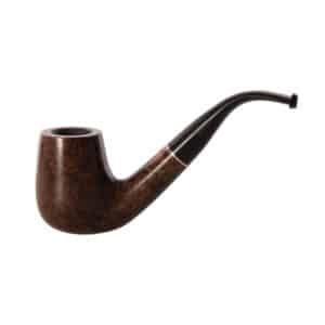 DELUXE – Brown Ring Bent Tobacco Pipe