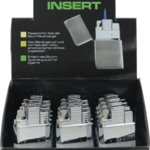 Jetflame Zippo Insert (0131005), αναπτήρας αντιανεμικός, μεταλλικός, ασημένιος