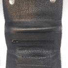 Θήκη καπνού Orlando Black PU Leather Tobacco Pouch από την Rollit, δερμάτινη, με φερμουάρ, μαύρη