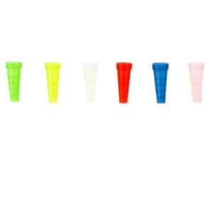 Ατομικά στόμια-πιπάκια μίας χρήσης για ναργιλέ, κοντά, σε διάφορα χρώματα, πλαστικά