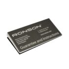 RONSON – Pipe Lighter Silver with Tamper (04NOR01)