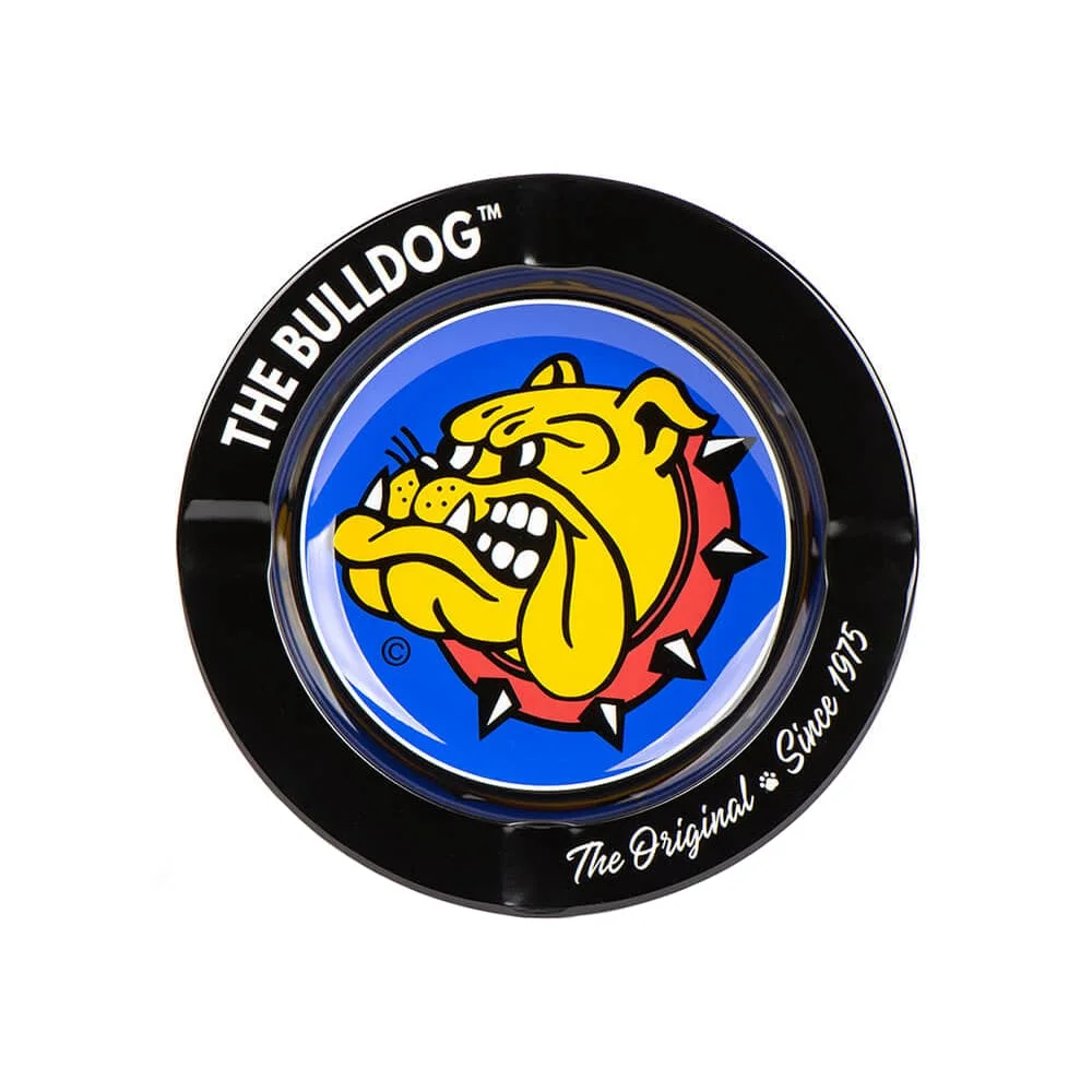 the-bulldog-Tin-Ashtray-Black THE BULLDOG AMSTERDAM - Μεταλλικό Τασάκι Μαύρο (0399)