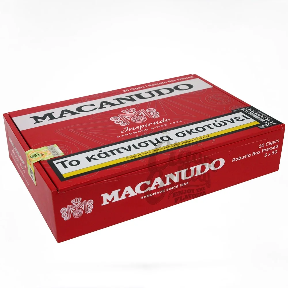 Inspirado red robusto πούρο ρομπούστο Νικαράγουας, ξύλινο κόκκινο κουτί πούρων