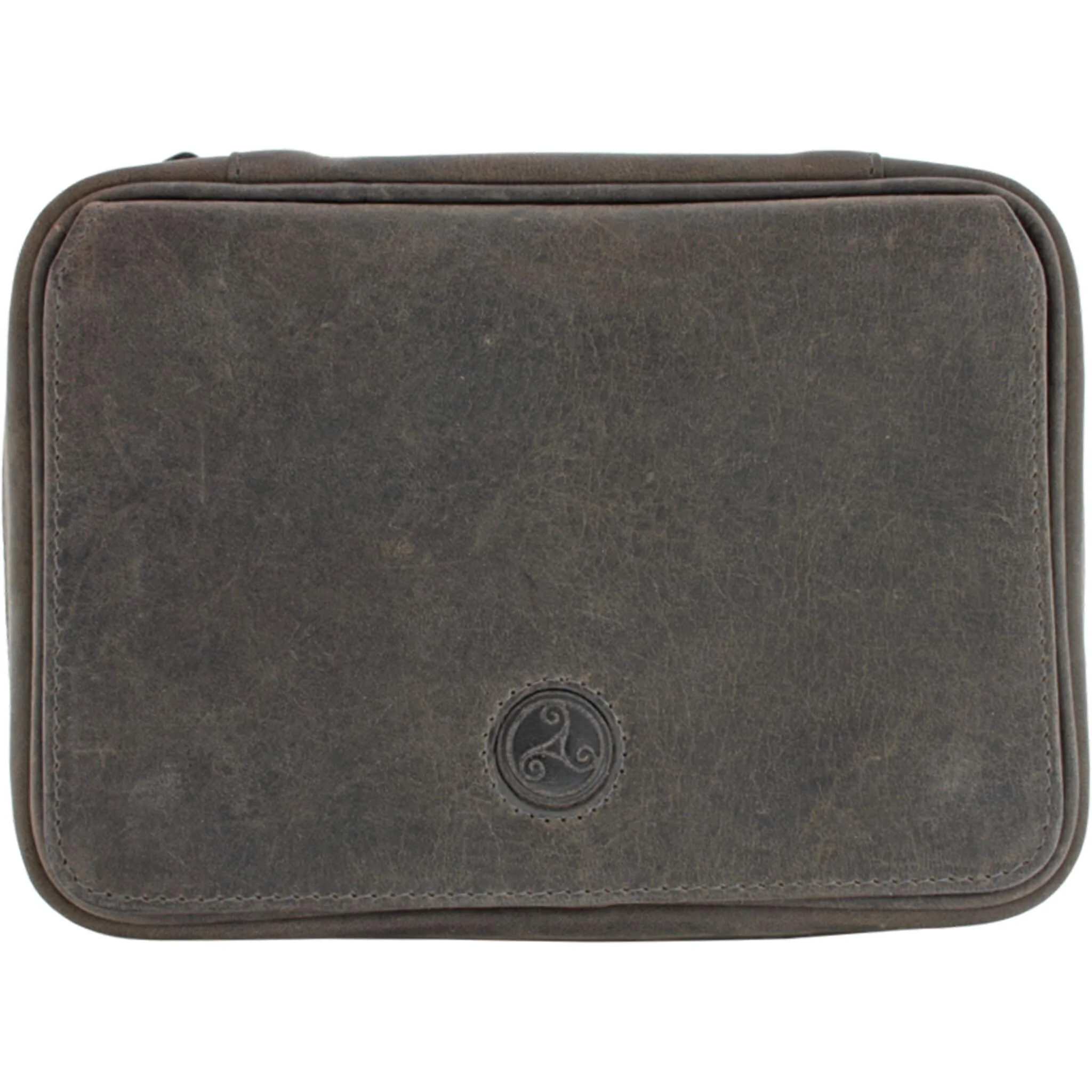 RATTRAY'S Peat Pipe Bag 2 θήκη πίπας καπνού Peat Pipe Bag 2 δερμάτινη θήκη πίπας καπνού, με φερμουάρ, μαύρο χρώμα