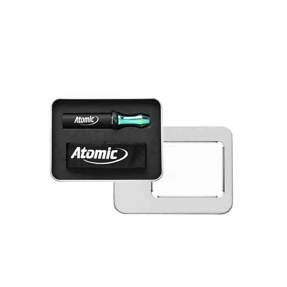 atomic Ατομικό στόμιο-πιπάκι για ναργιλέ Ατομικό στόμιο-πιπάκι για ναργιλέ με λουρί μέσα στη θήκητου