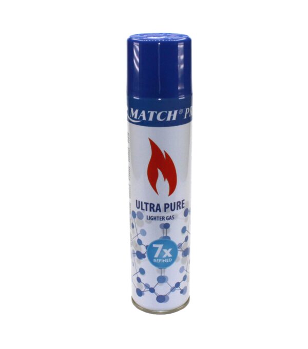 Premium Butane 300ml Βουτάνιο υγρό για αναπτήρες σε λευκό δοχείο