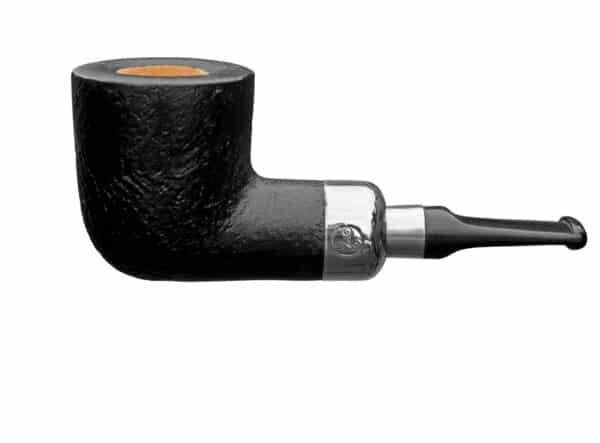 Bare Knuckle 143 Μαύρη Rusticated Πίπα Καπνού ξύλινη καφέ ρουστίκ