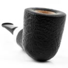 Bare Knuckle 143 Μαύρη Rusticated Πίπα Καπνού ξύλινη καφέ ρουστίκ