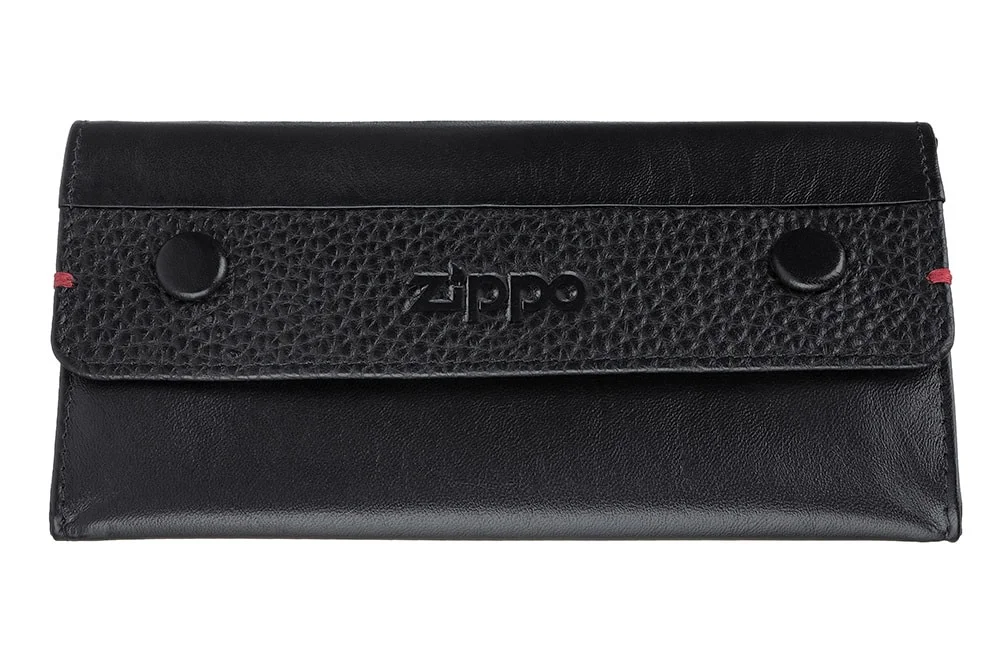 ZIPPO Nappa Θήκη Καπνού Στριφτού μαύρη Nappa Θήκη Καπνού Στριφτού μαύρη δερμάτινη
