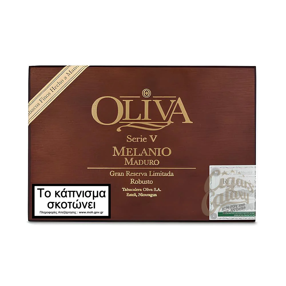 Το Melanio Gran Reserva φέρει το όνομα του ιδρυτή και αποτελεί τη ναυαρχίδα της εταιρίας. Όπως και η Serie V, είναι ένα γεμάτο γευστικά πούρο και την ίδια στιγμή απαλό.