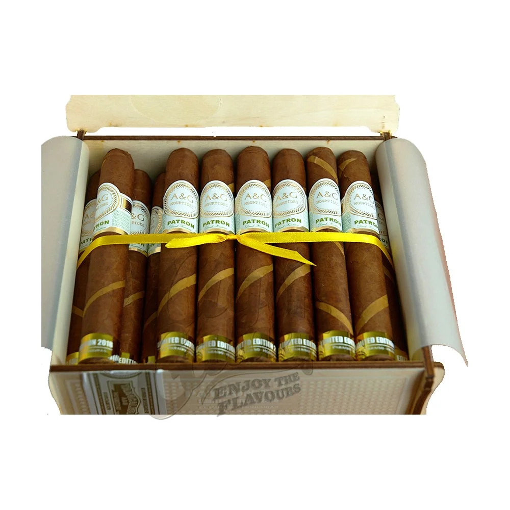 Patron R60 Limitada 2018 πούρο Κουβανέζικο Ελληνικό ξύλινο κουτί πούρων με πούρα μέσα