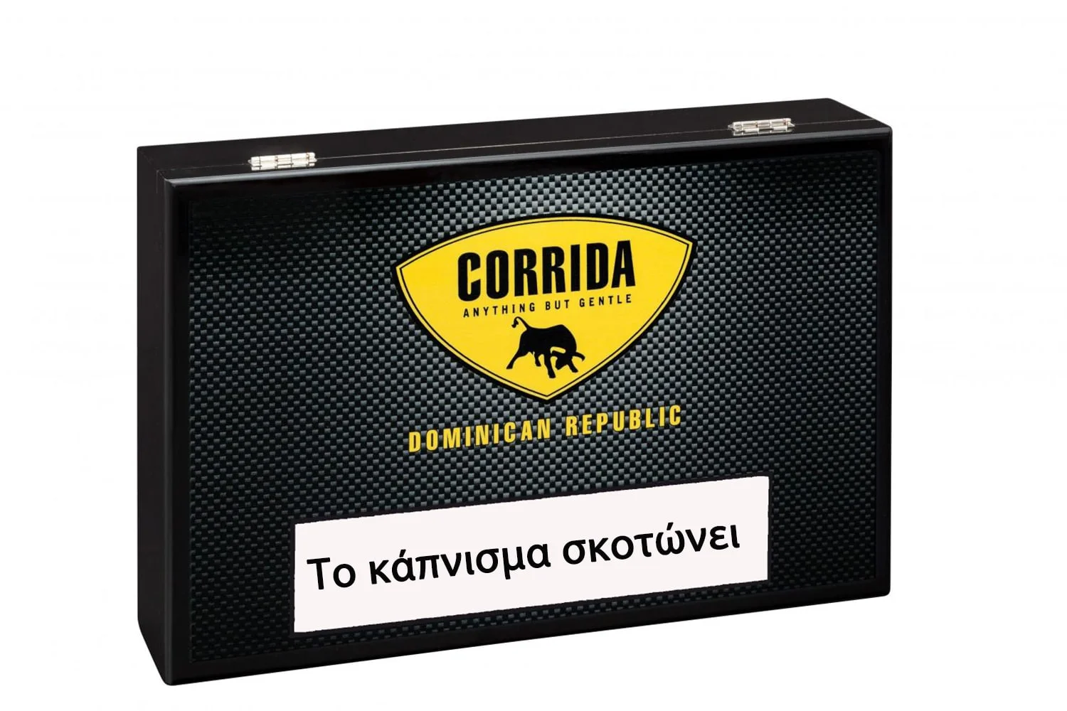 Nicaragua Robusto πούρο ρομπούστο Νικαράγουας διπλής ζύμωσης κουτί ξύλινο πούρων μαύρο με μοτίβο κάρμπον