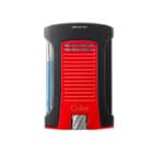 Daytona Single-jet Flame Lighter Black-Red αναπτήρας αντιανεμικός μαύρος-κόκκινος επαναγεμιζόμενος βουτανίου