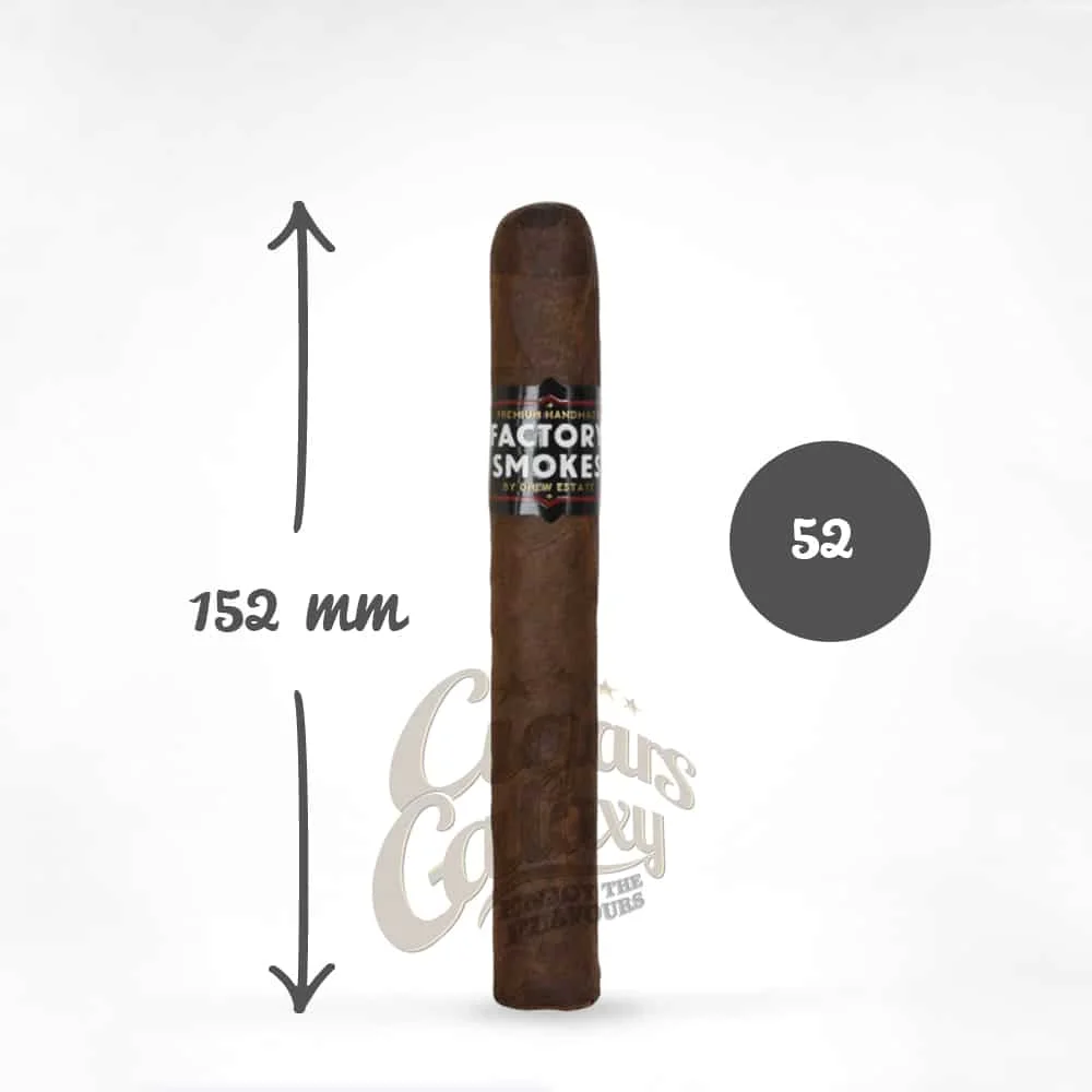 DREW ESTATE Factory Smokes Sun Grown Churchill πούρο Factory Smokes Sun Grown Churchill πούρο τόρο Νικαράγουας μήκος 152 χιλιοστά και διάμετρος 52 χιλιοστά