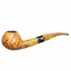 Atlas Yellow 871 Πίπα Καπνού (9mm) ξύλινη κίτρινου χρώματος με διακοσμητικό μοτίβο επάνω